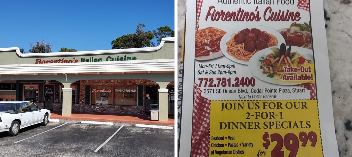 Fiorentino's Italian Cuisine Menu image 1